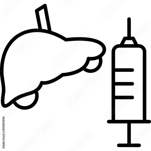 Hepatitis Vaccine Icon