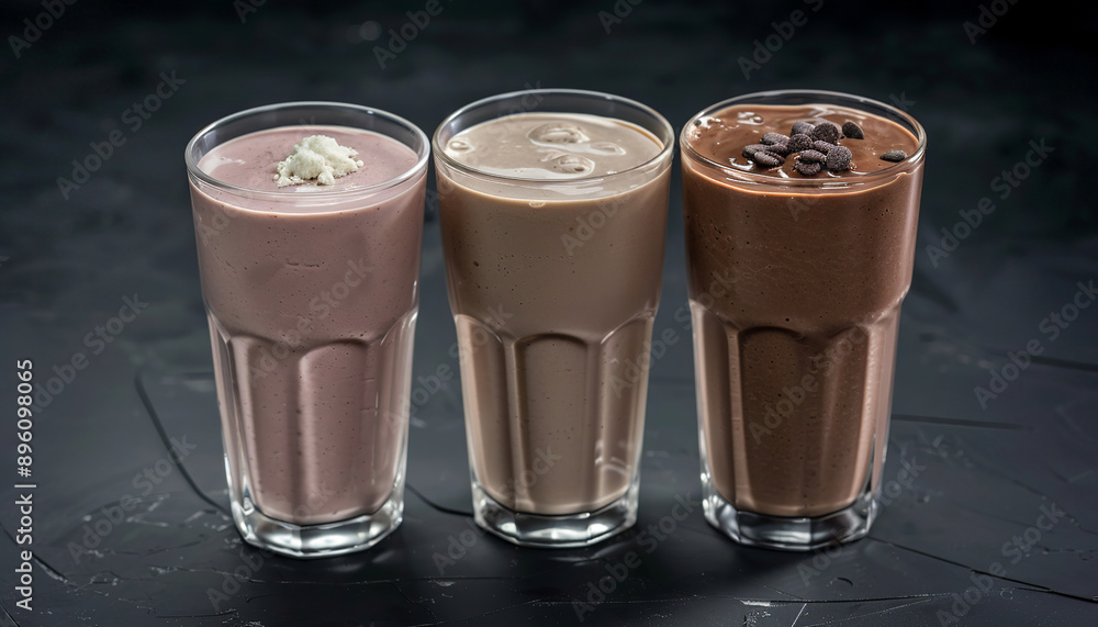 Herbalife chocolate protein shake on the table Herbalife chocolate protein shake on the table
