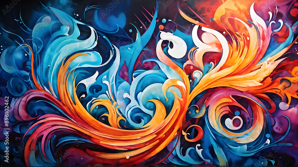 Abstract background, Generative Ai. Abstract background, Generative Ai.