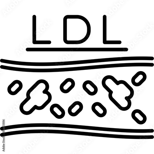 LDL Cholesterol Icon