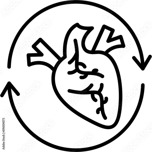 Heart Transplant Icon