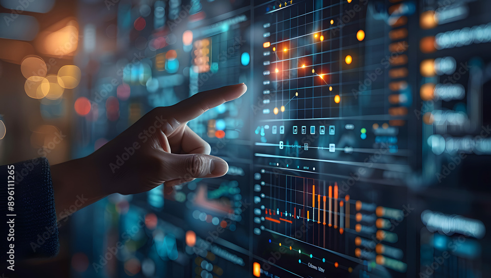 Hand Pointing at Financial Data for Small Cable Carriers in South Africa