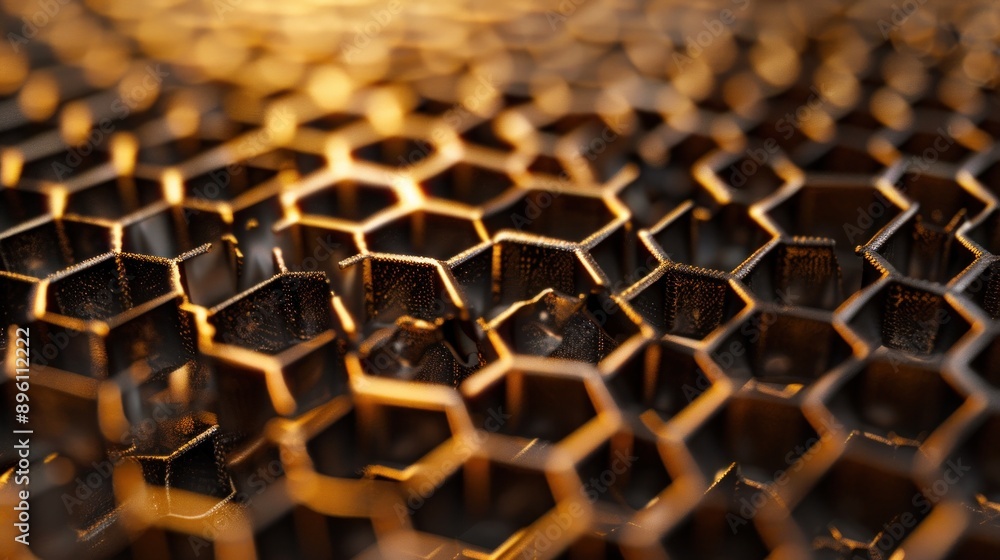 Fototapeta premium Grid: A honeycomb-like grid attachment that controls the spread of light
