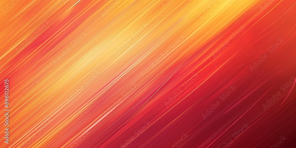 Vibrant red and yellow abstract streaks background. Dynamic diagonal lines in warm tones for energetic designs. Ideal for modern backgrounds, marketing, and web design.