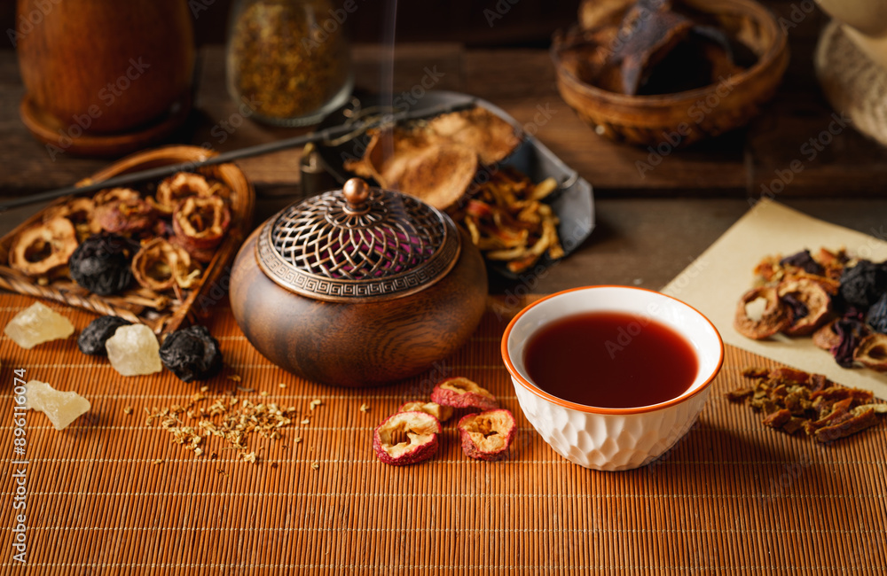 Chinese health drink sour plum soup and raw materials Chinese health drink sour plum soup and raw materials