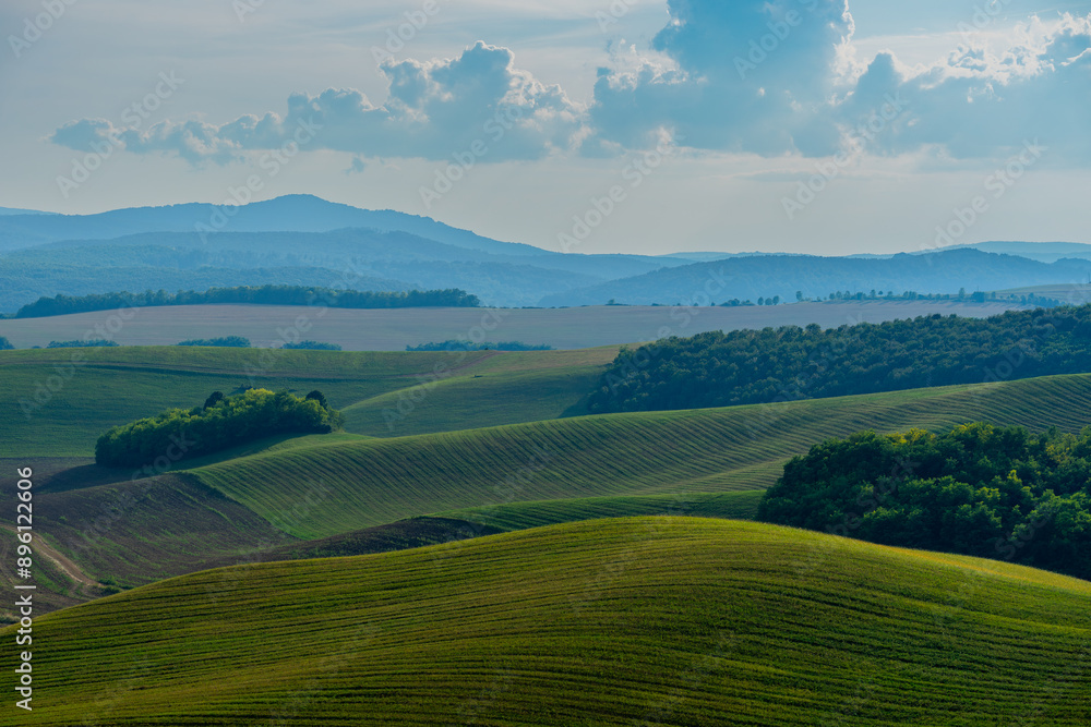 Obraz premium landscape with mountains and clouds