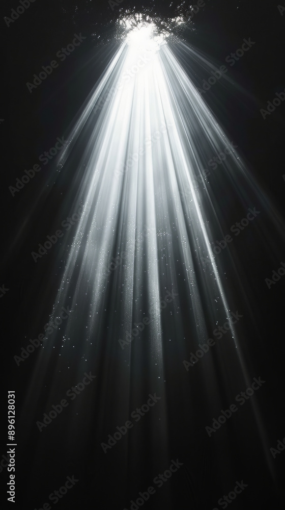 Rays of light piercing through a dark Rays of light piercing through a dark