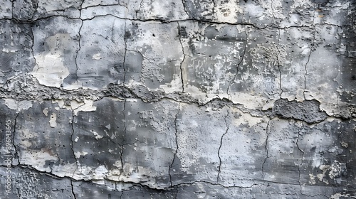 Urban Decay. Weathered and scratched concrete wall