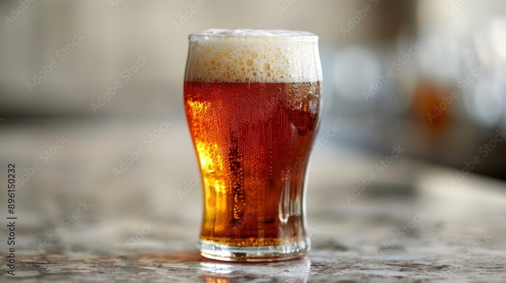 Crisp and clean glass of beer isolated on white background. Crisp and clean glass of beer isolated on white background.