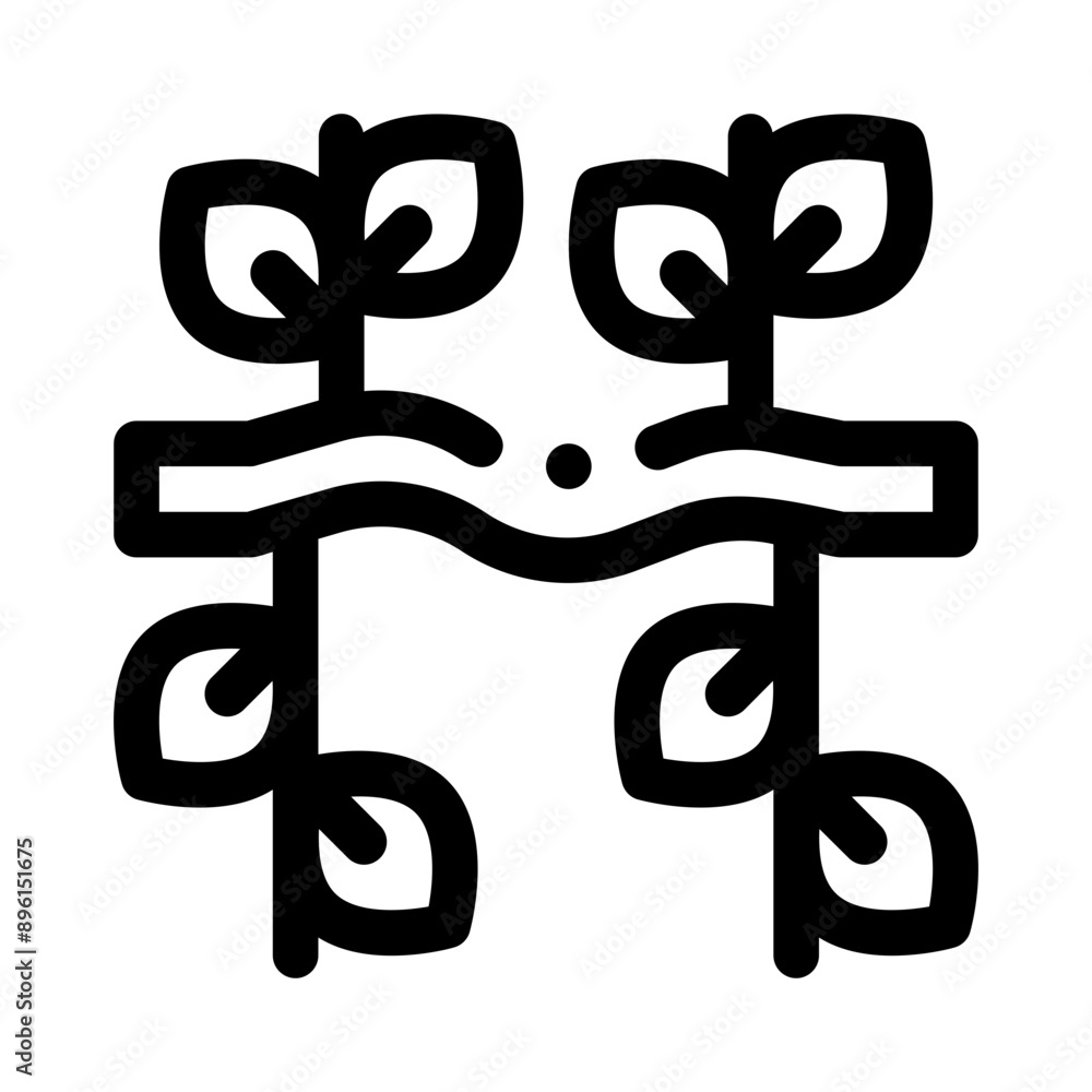 vine line icon vine line icon