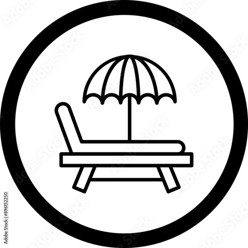 Sunbed Icon Design