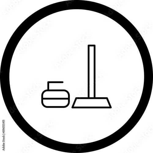 Curling Icon Design