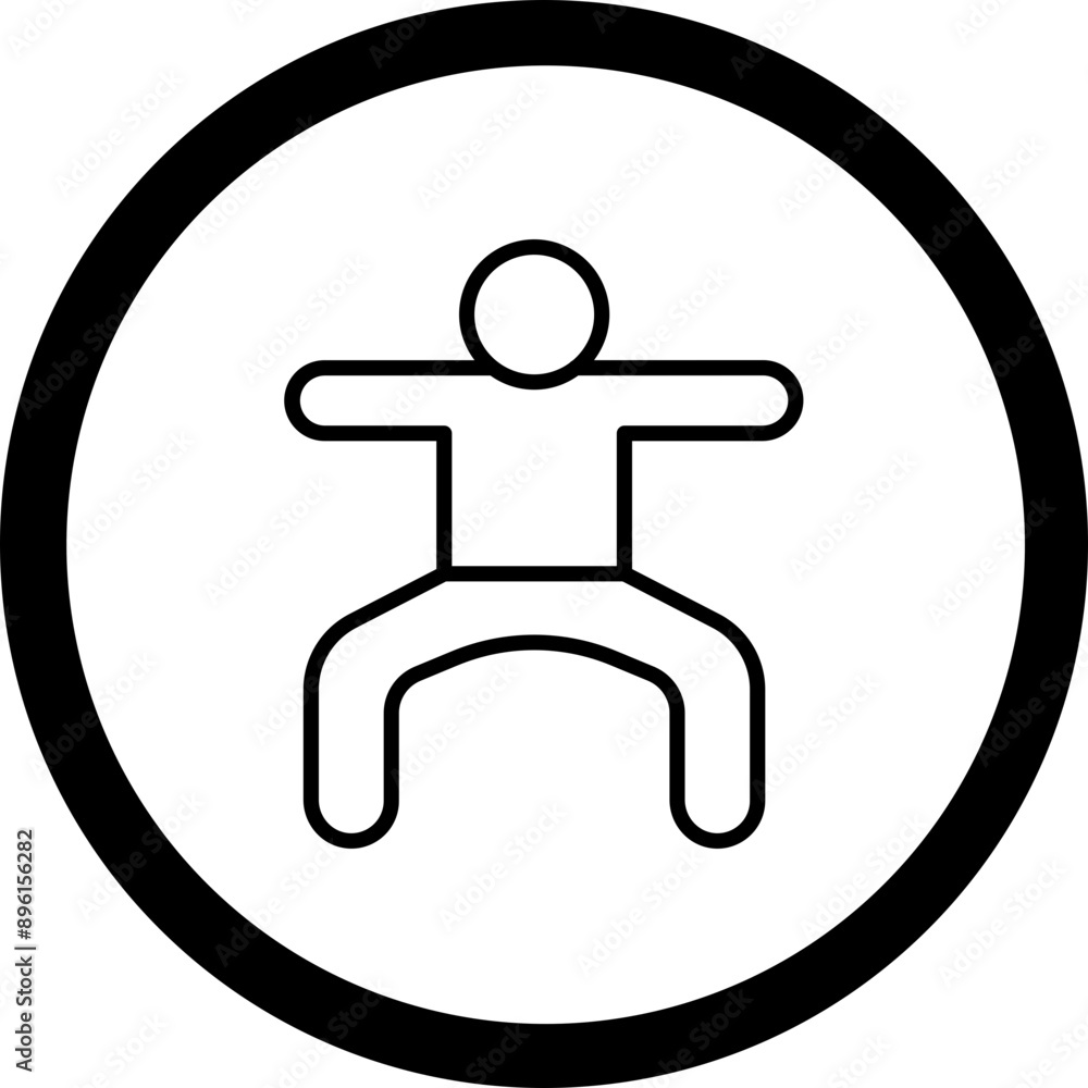 Squat Icon Design Squat Icon Design