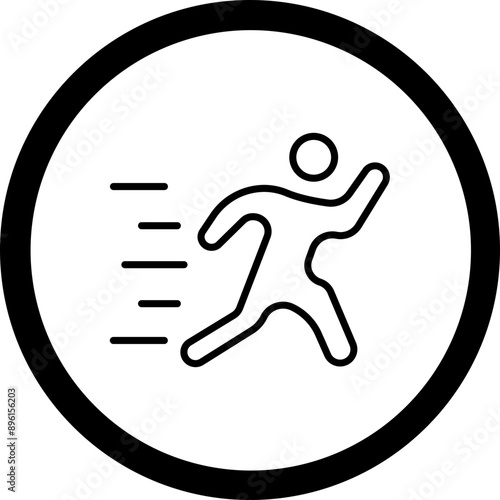 Running Icon Design