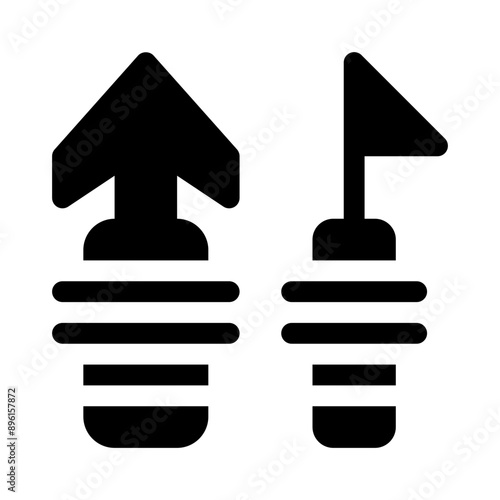 harpoon glyph icon