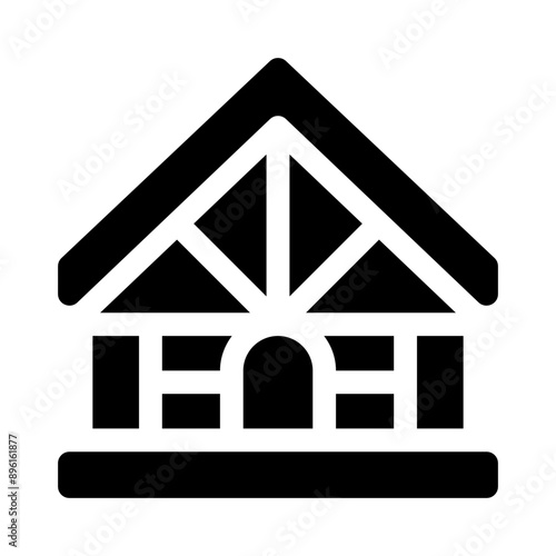 house glyph icon