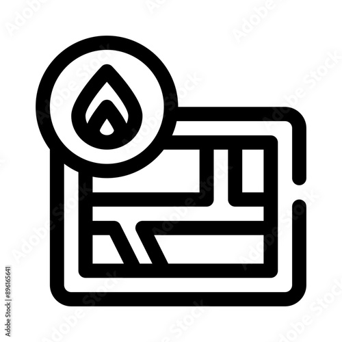 fire line icon