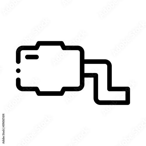 exhaust line icon