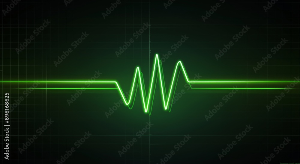 Green heartbeat line on black background symbolizing health and vitality, designed in a minimalist style, evoking a sense of life and energy.
Green heartbeat line on black background symbolizing health and vitality, designed in a minimalist style, evoking a sense of life and energy.