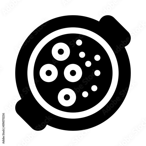 chapati glyph icon