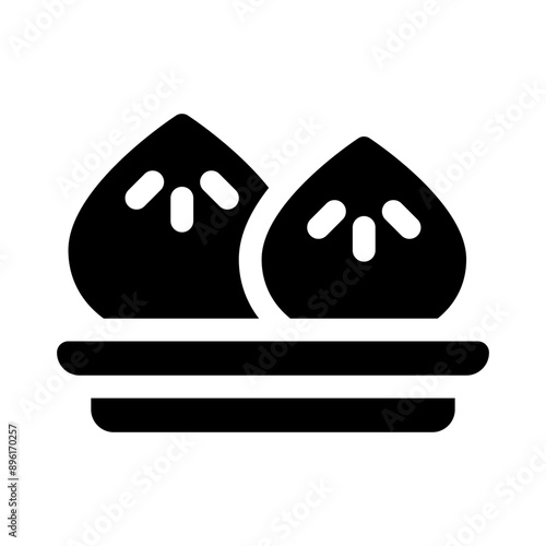 dumplings glyph icon