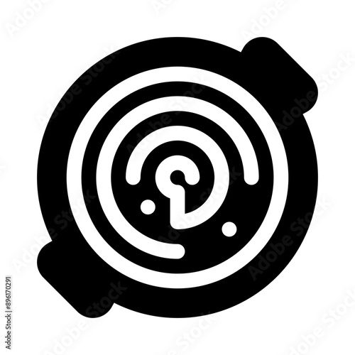 Roti Canai glyph icon