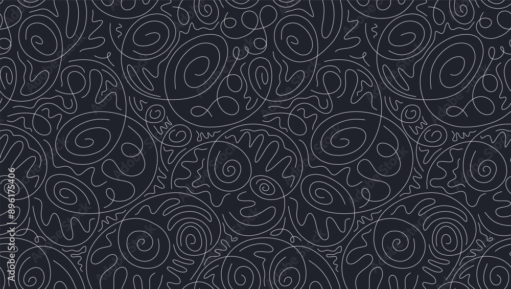 The doodle line is a seamless pattern, background in a minimalist style for a fashionable design,outline. The doodle line is a seamless pattern, background in a minimalist style for a fashionable design,outline.