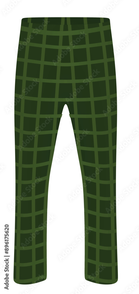 Cook striped pants. vector illustration Cook striped pants. vector illustration