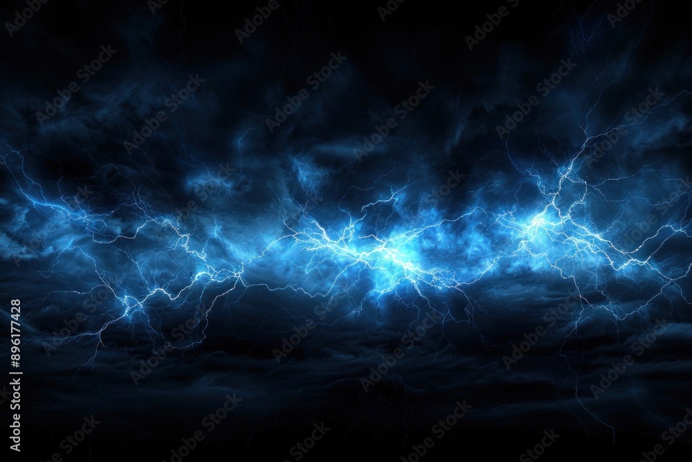 Background of Lightning thunderstorm on stormy dark sky Background of Lightning thunderstorm on stormy dark sky