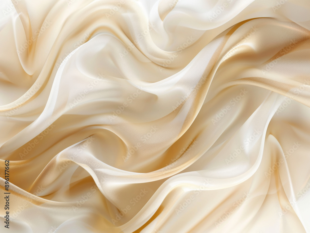 Silk Tan Background, Generative AI Illustration Silk Tan Background, Generative AI Illustration