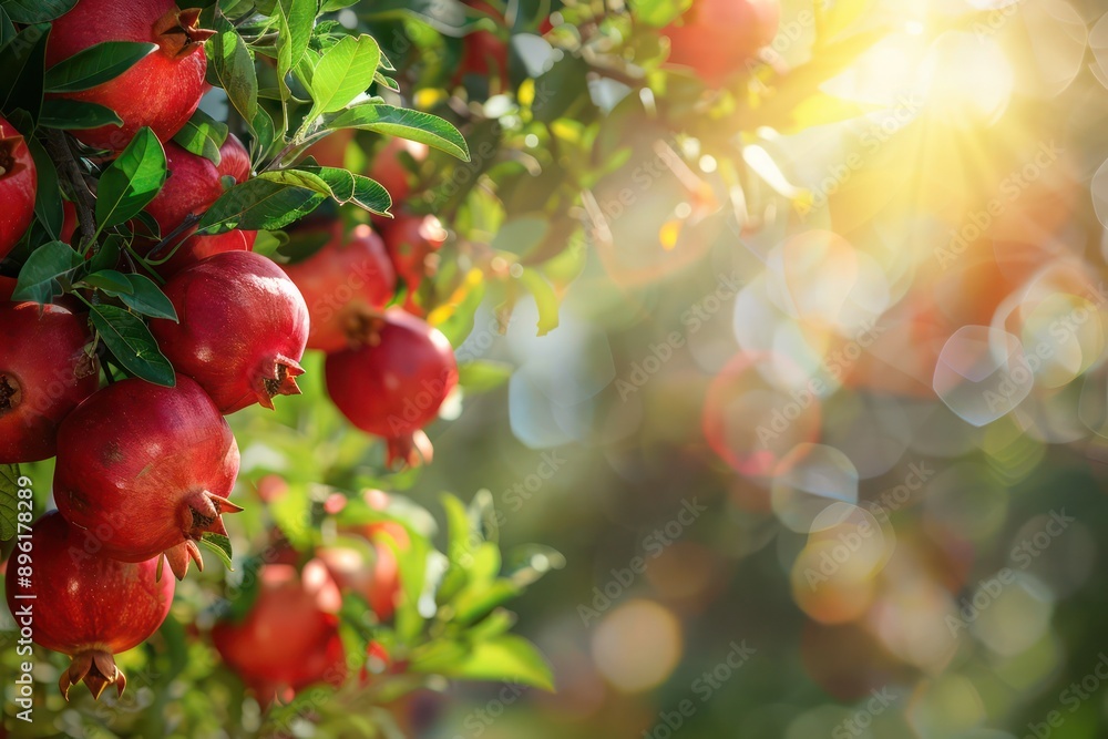 Obraz premium red berries on a branch
