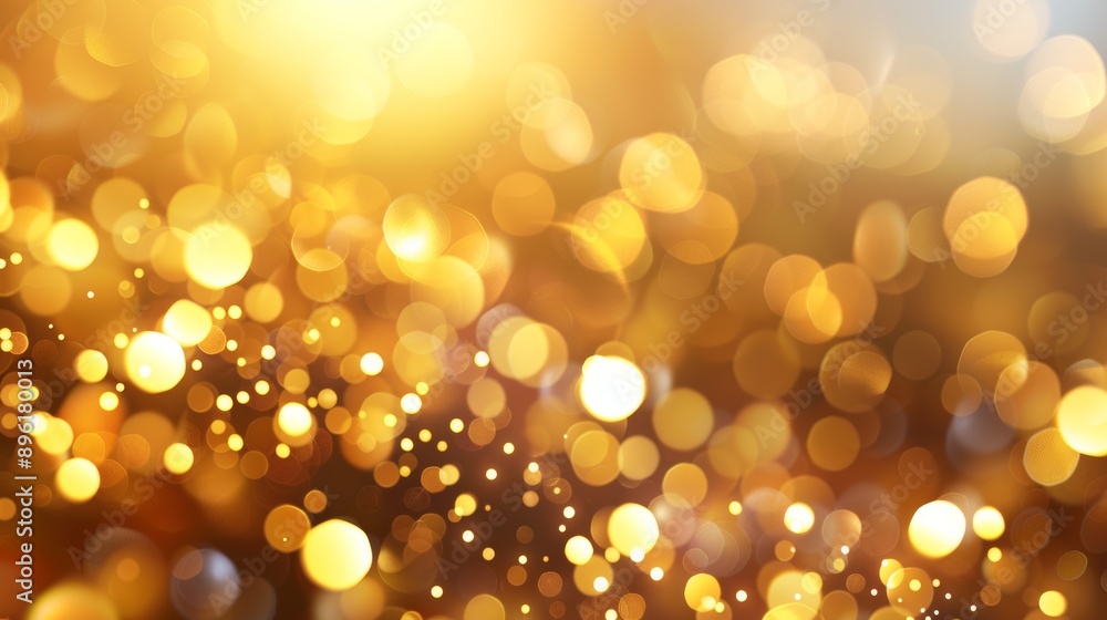 A bright yellow background with many small circles A bright yellow background with many small circles