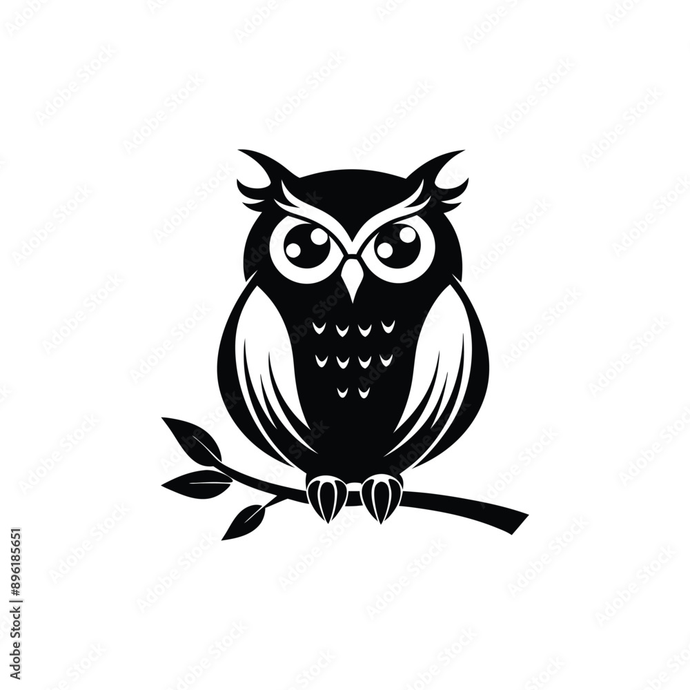 Owl silhouette bird vector design Owl silhouette bird vector design