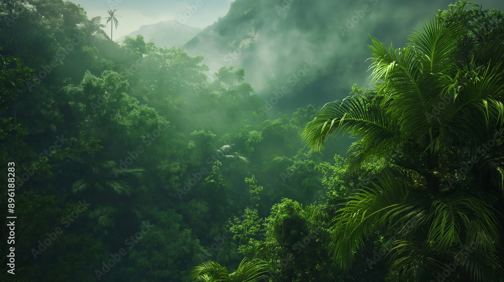 A misty rainforest awakens to the sound of chirping birds, lush greenery enveloping the scene. 8K resolution shot with a professional DSLR camera. Shallow depth of field. sharp focus exquisite details A misty rainforest awakens to the sound of chirping birds, lush greenery enveloping the scene. 8K resolution shot with a professional DSLR camera. Shallow depth of field. sharp focus exquisite details