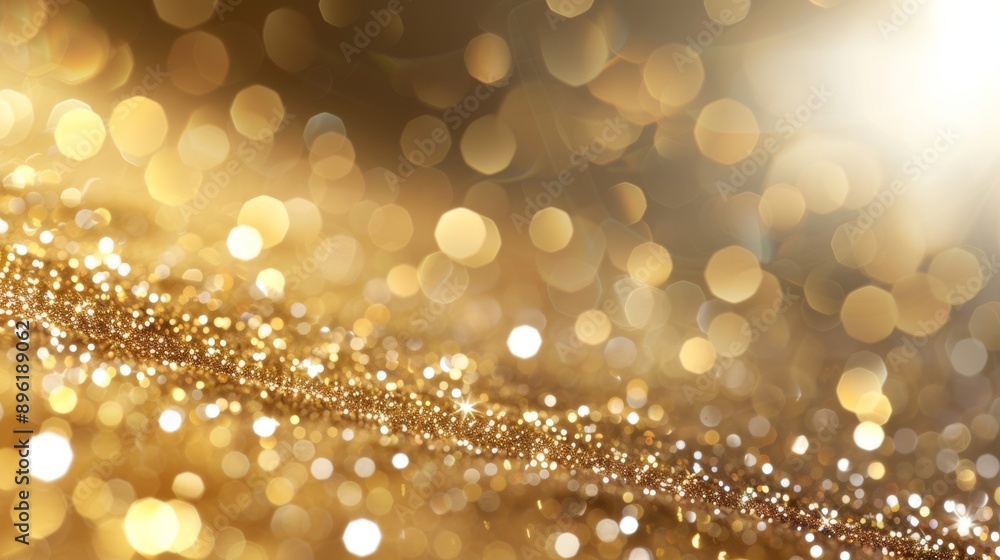 A gold glittery background with a lot of small gold circles A gold glittery background with a lot of small gold circles