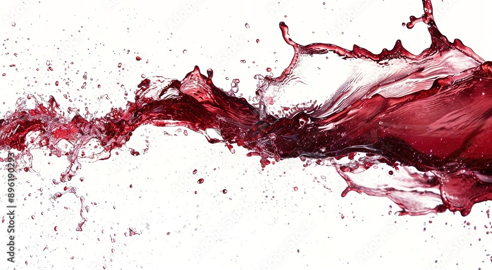 Abstract splashing of red wine. Abstract splashing of red wine.