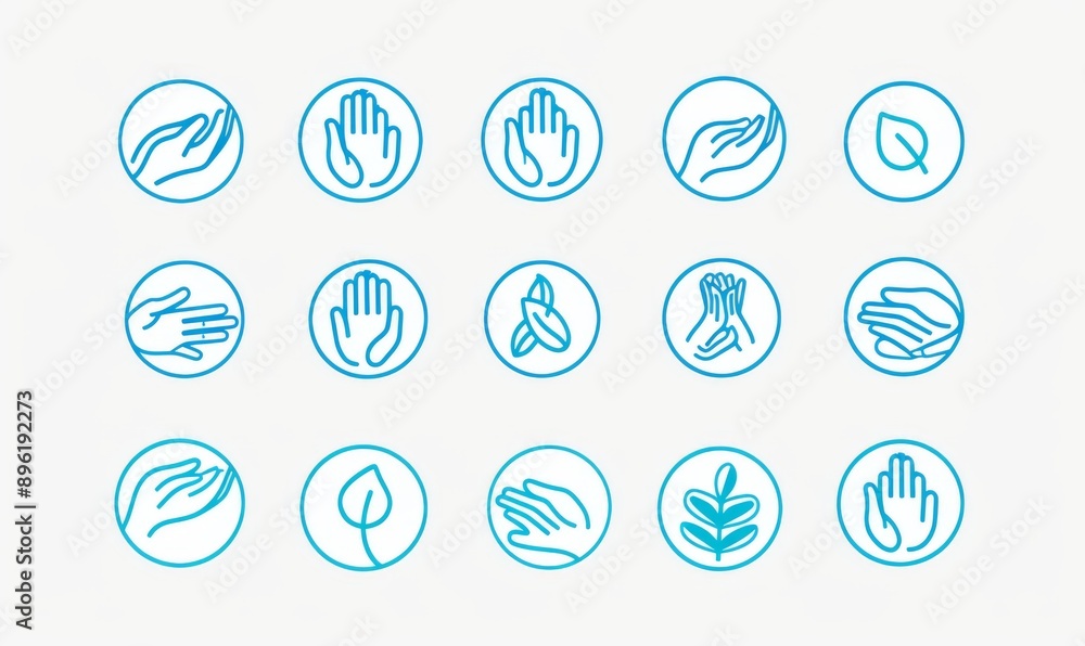 Women's hands logos in a minimal linear style. Isolated features. For cosmetics, beauty, tattoos, spas, manicures, massages, etc. Women's hands logos in a minimal linear style. Isolated features. For cosmetics, beauty, tattoos, spas, manicures, massages, etc.
