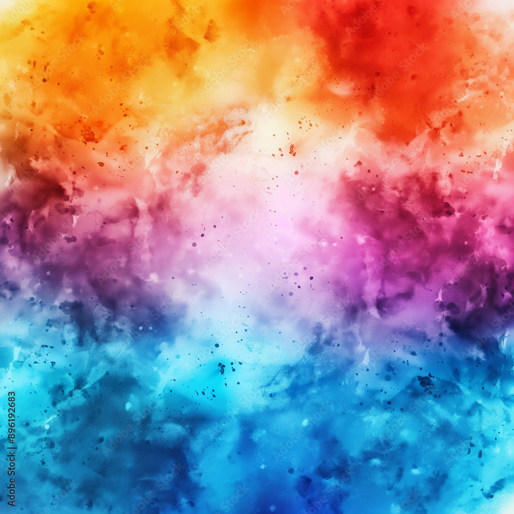 Obraz premium abstract bright frame of colorful smoke; watercolor energetic background