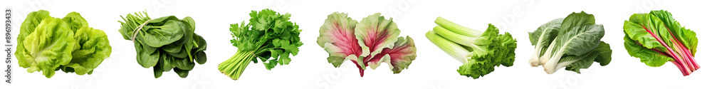 green vegetable png cut out element set green vegetable png cut out element set