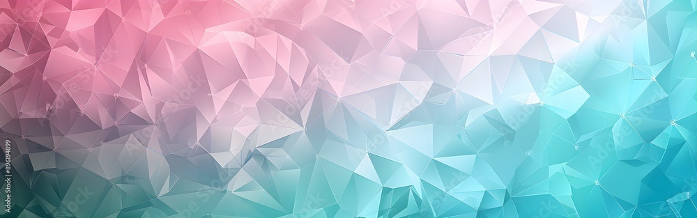 Fototapeta premium Luminous Fragments Geometric abstract background wallpaper