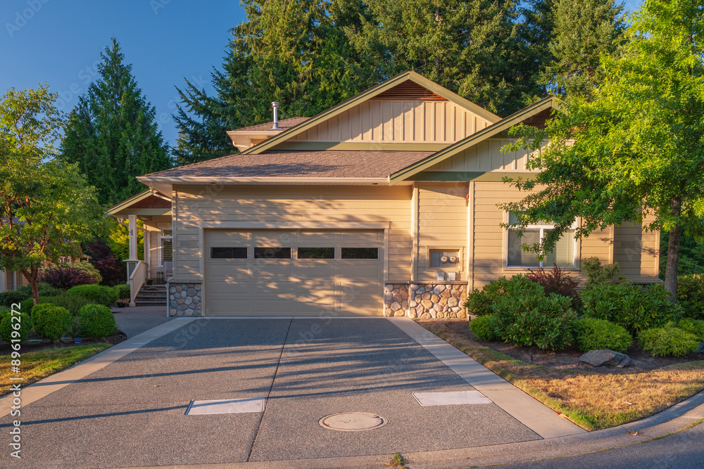 Family homes in a neighborhood Nanaimo BC. Family homes in a neighborhood Nanaimo BC.