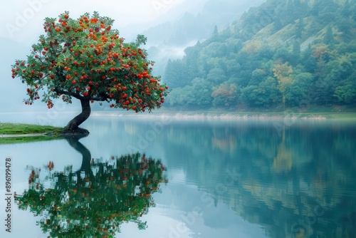 tree in the lake