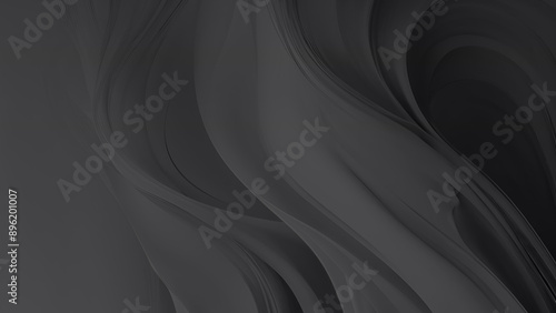 Dark Abstract background of ash color oil painting, Decorative artwork, Abstract decoration for grey Abstract background. A mesmerizing blend of white and grey, Ebru style background. Generative AI