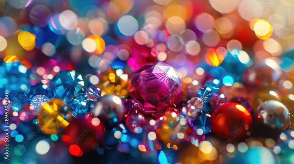 Colorful glass marbles sparkling in the sunlight. Colorful glass marbles sparkling in the sunlight.