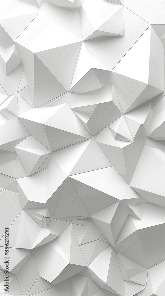 Fototapeta premium abstract geometric polygon white background