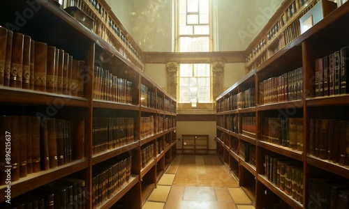 Wallpaper Mural A quick shot of a library. 4K Video Torontodigital.ca