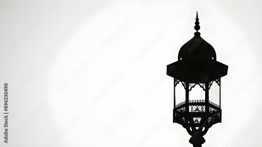 Silhouette of a Lantern Silhouette of a Lantern