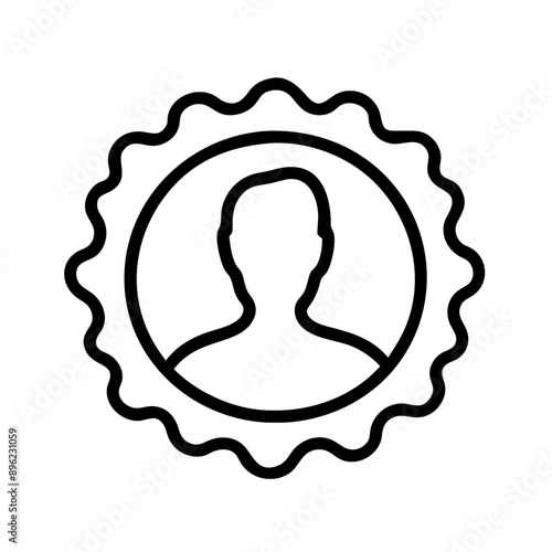 Logo Mechanik, Metall, Zahnrad, Personal, Mensch, Arbeiter, Symbol