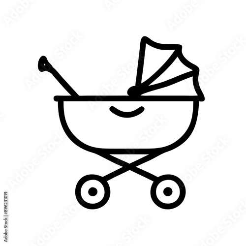 Kinderwagen Buggy Symbol