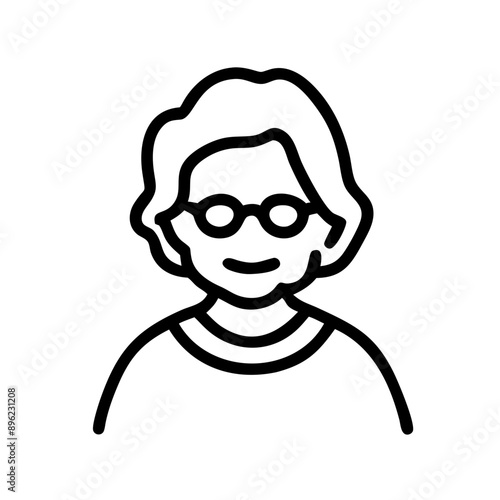 Großmutter Oma Mutter Frau Symbol 
